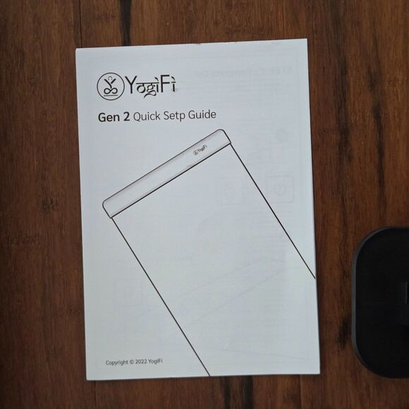 YogiFi Smart Yoga Workout Mat Gen2 Red/Purple Exclusive Color Never Used NEW main image 8